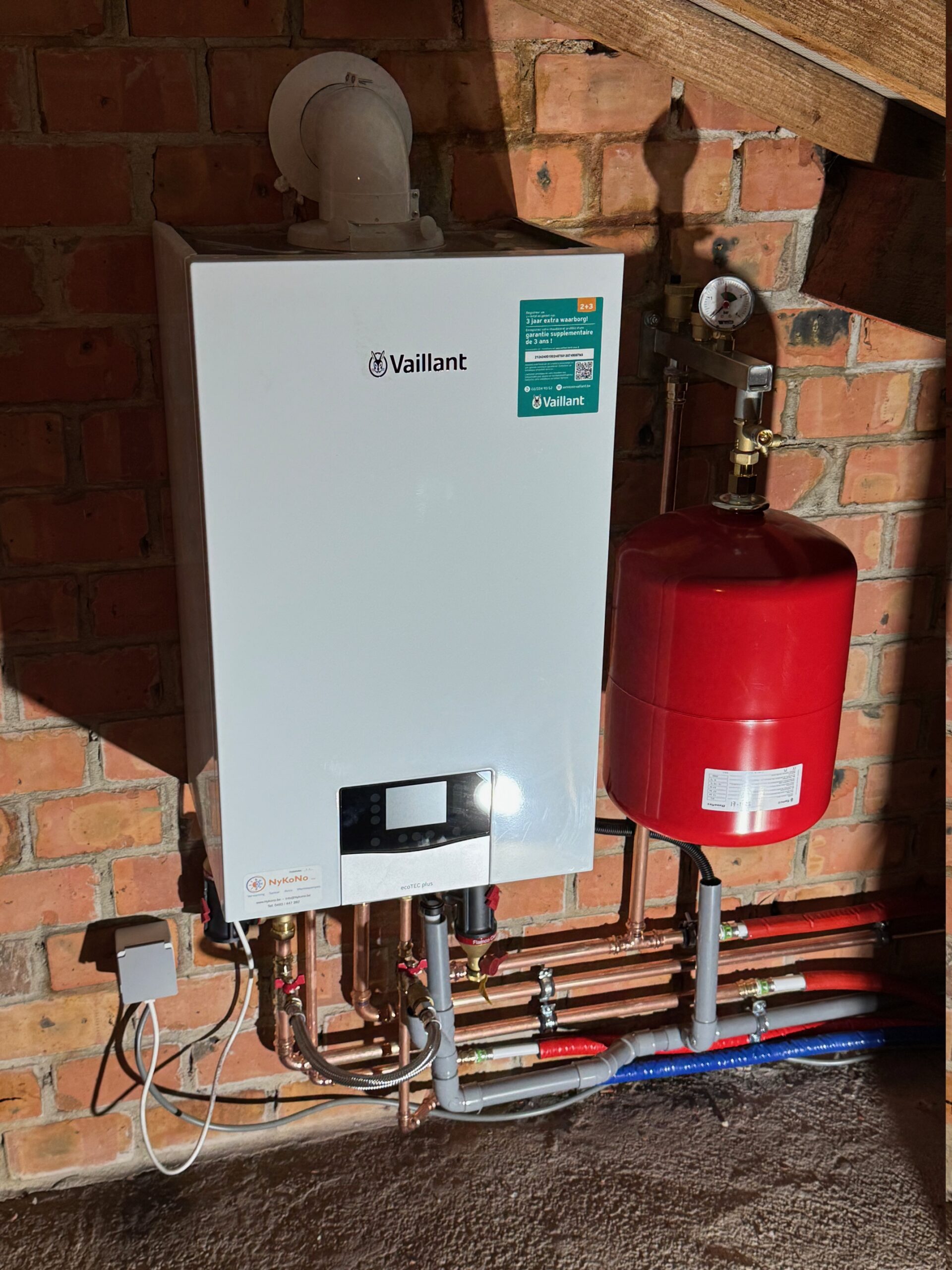 Ketel geplaatst in Lier